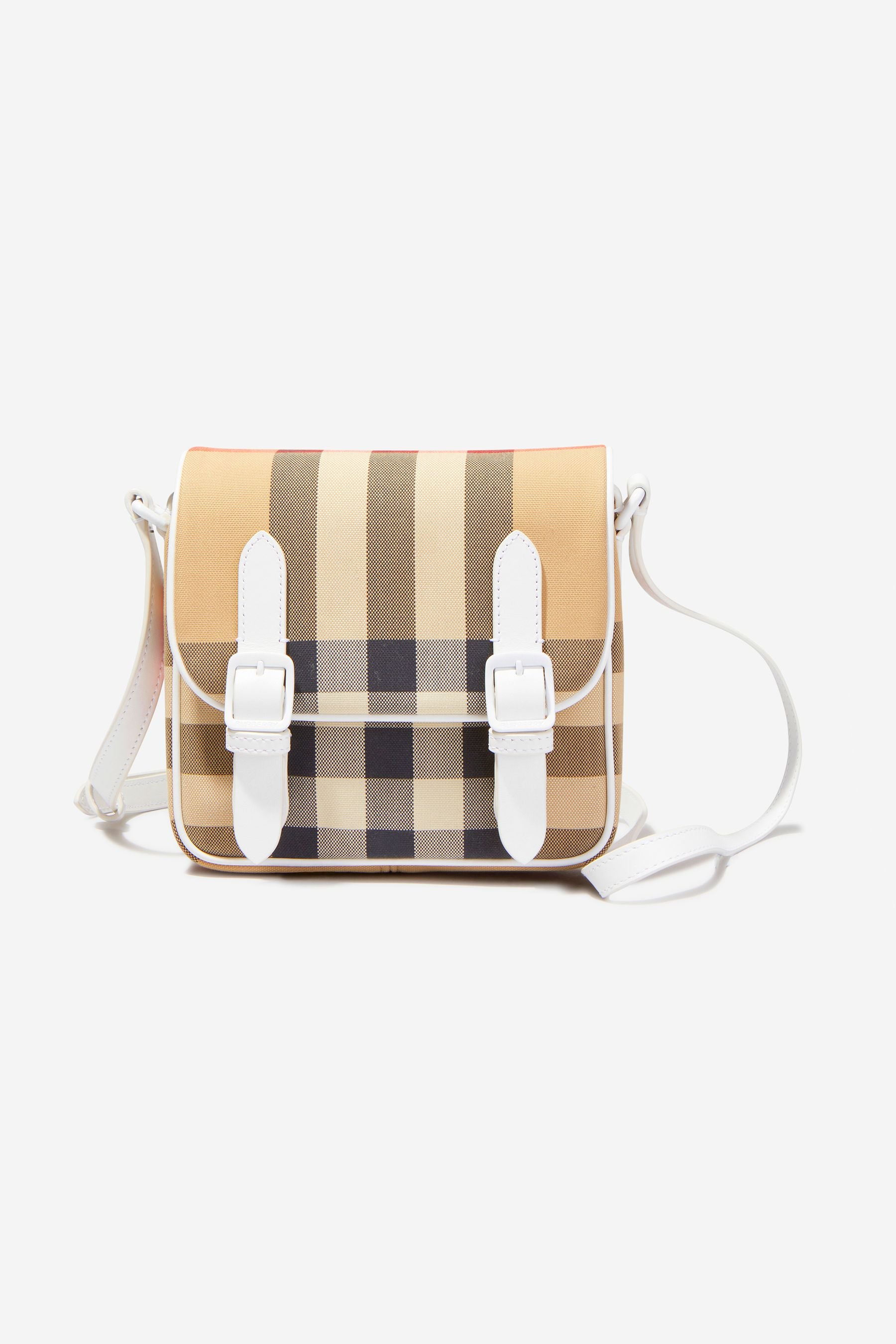 Leather crossbody bag Burberry Beige in Leather - 31492553