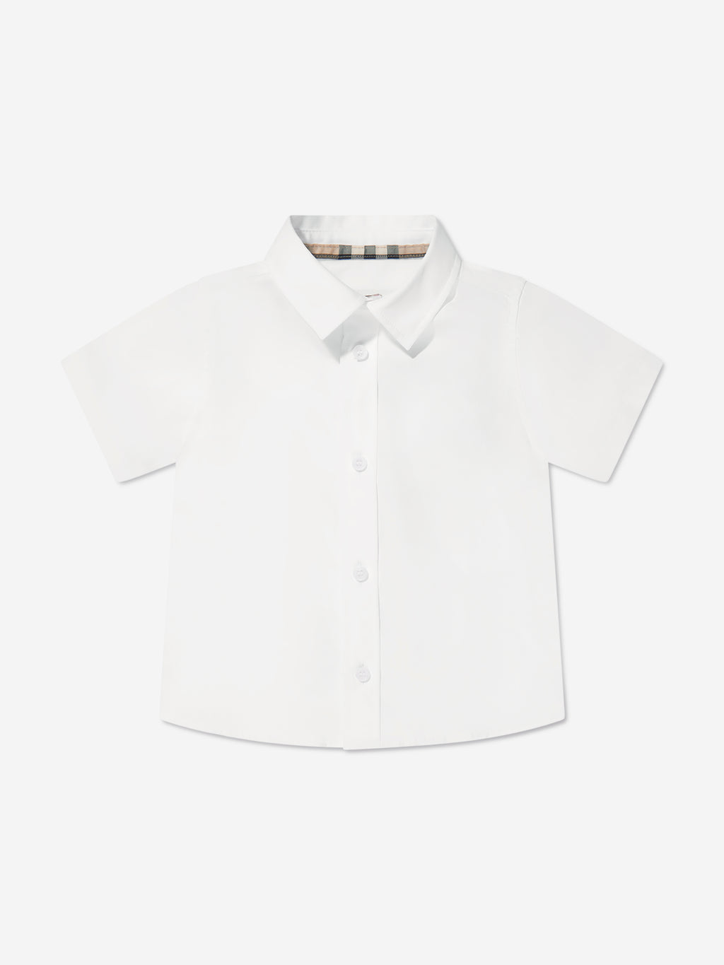 Burberry Kids - Owen Checked Shirt Beige - 18 Months - Beige