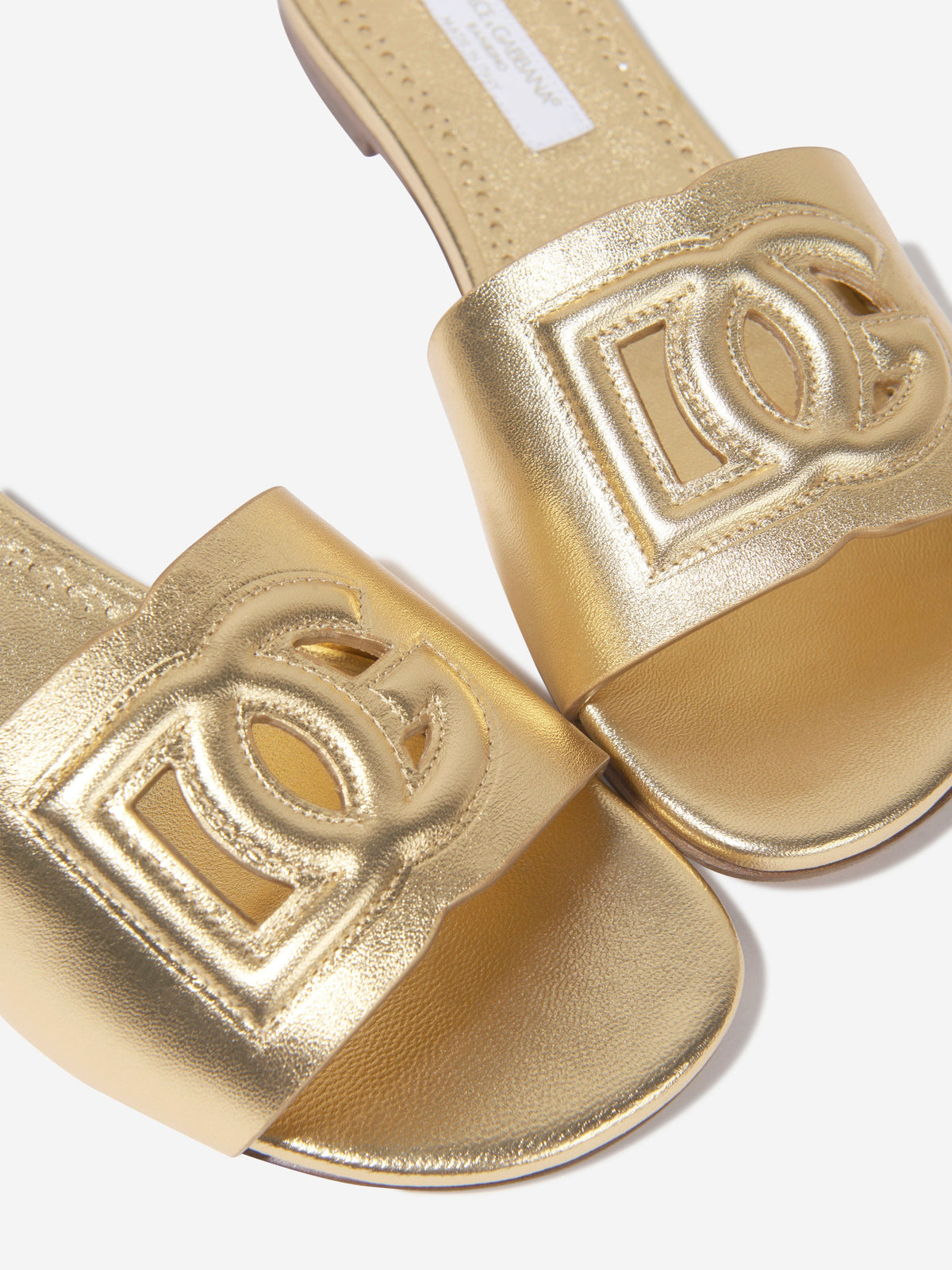 D&G sandals excellent condition Leather flip flops Dolce & Gabbana Black size 39 IT in  main image 2