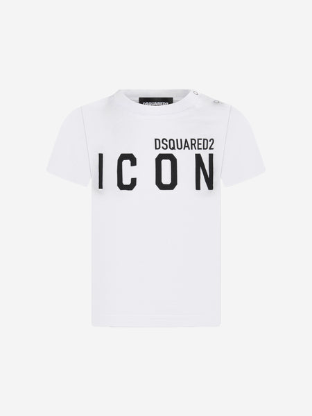 Stuwkracht boot Gymnast Dsquared2 Kids Baby Icon T-Shirt In White | Childsplay Clothing