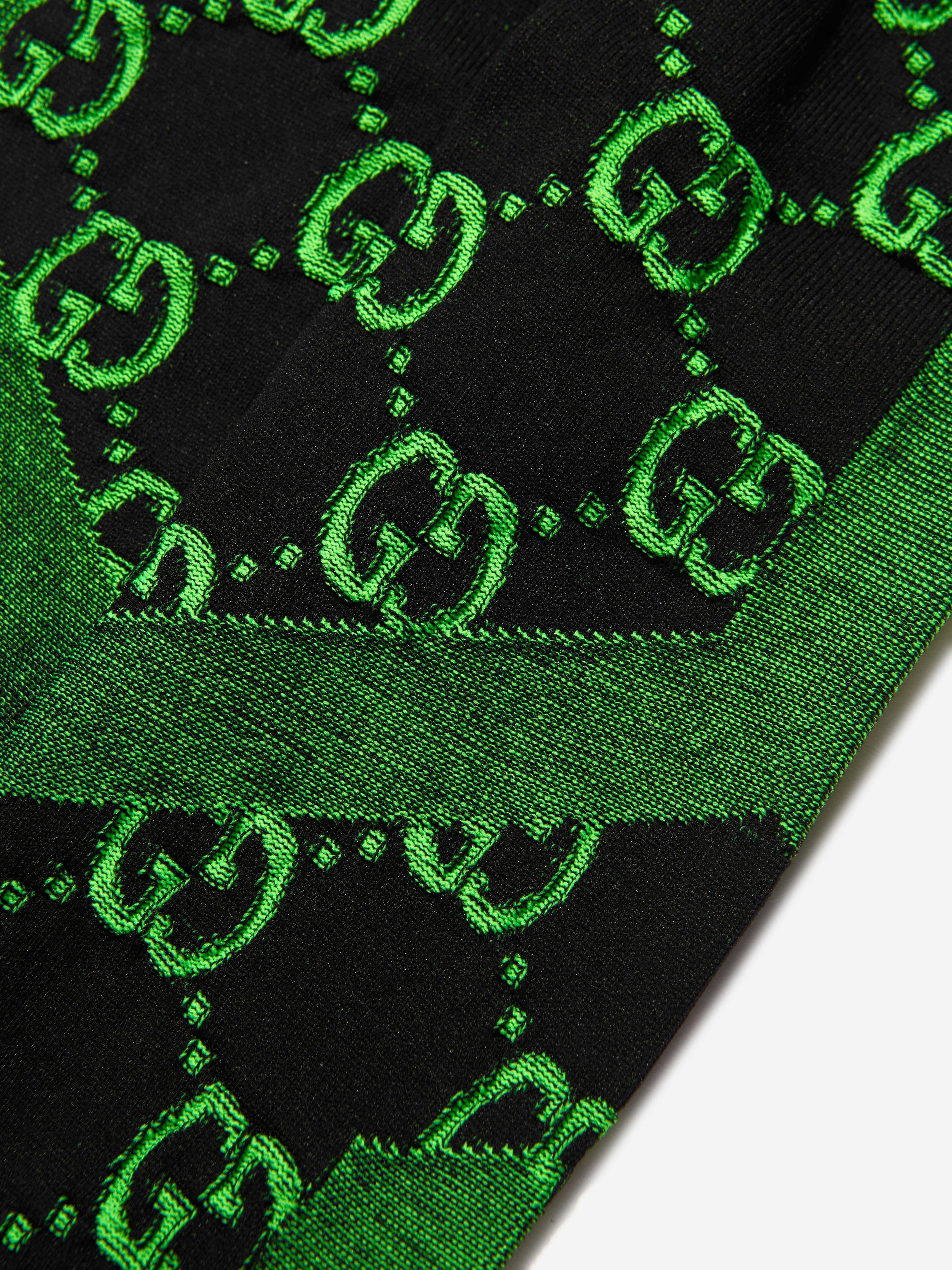 Gucci Girls GG Cycling Leggings In Green | Childsplay Clothing