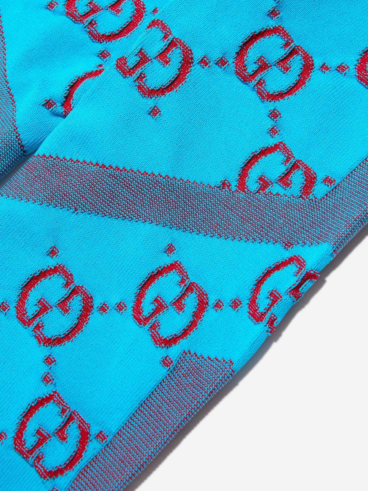 Gucci Baby Girls GG Logo Leggings in Blue | Childsplay Clothing