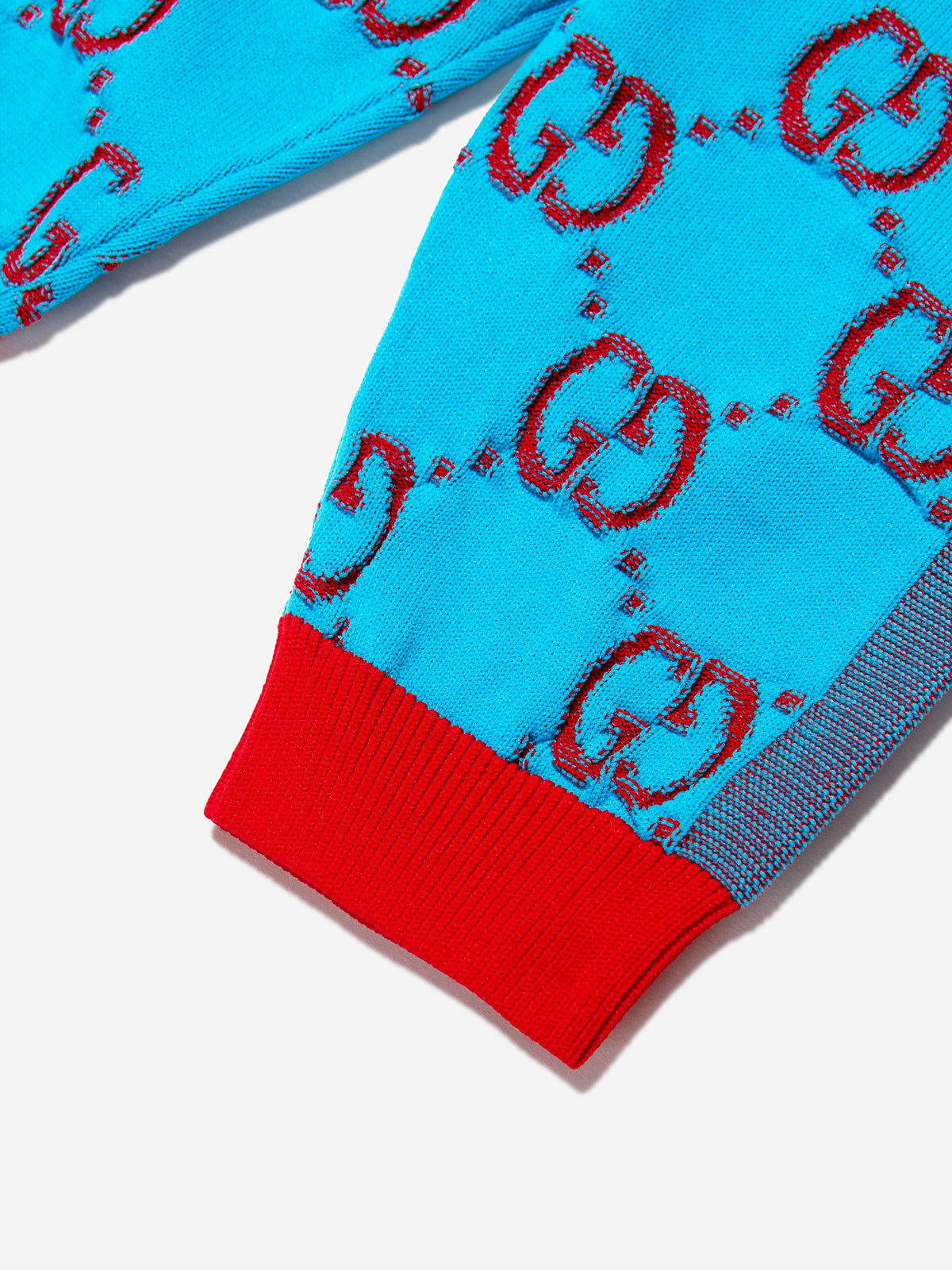 Gucci Baby Girls GG Logo Leggings in Blue | Childsplay Clothing