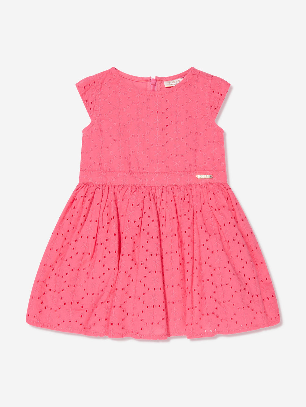 Baby Girls Sangallo Dress And Knickers Set in Pink Childsplay Clothing