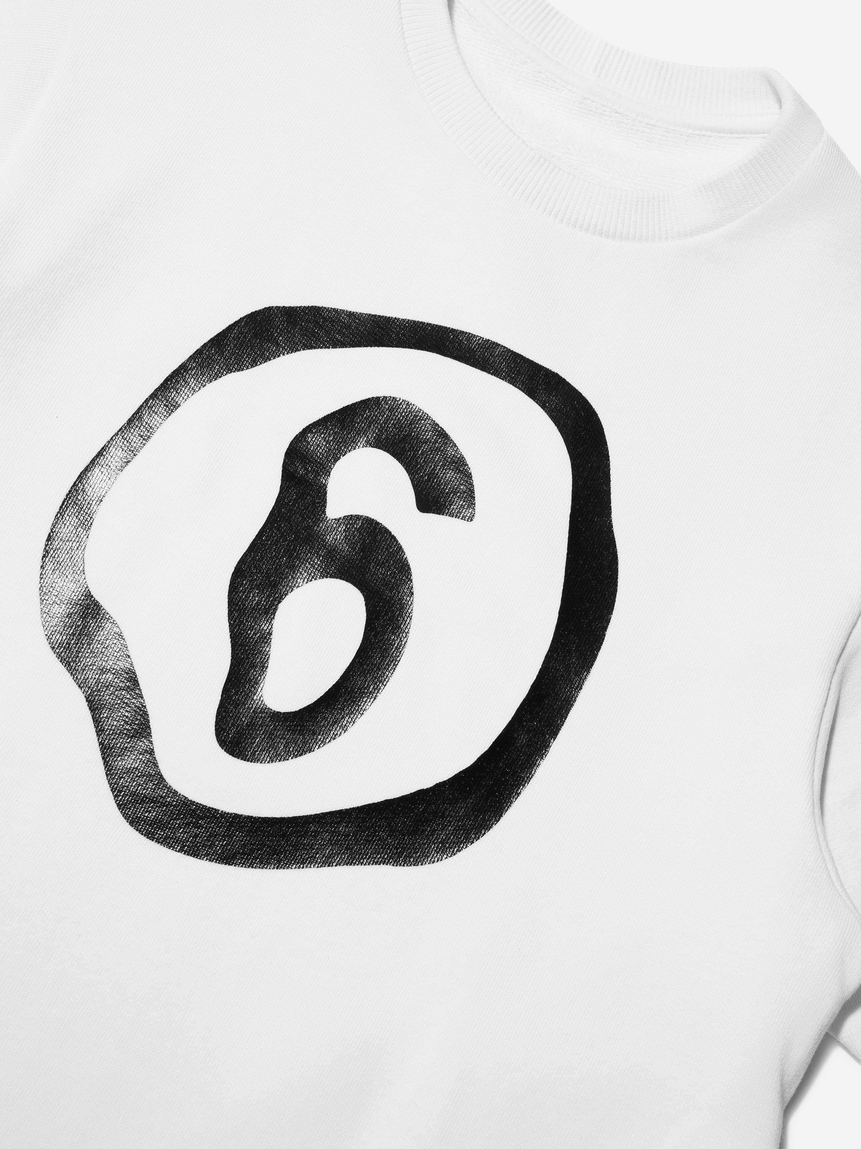 MM6 Maison Margiela Kids Logo T-Shirt Dress In White | Childsplay