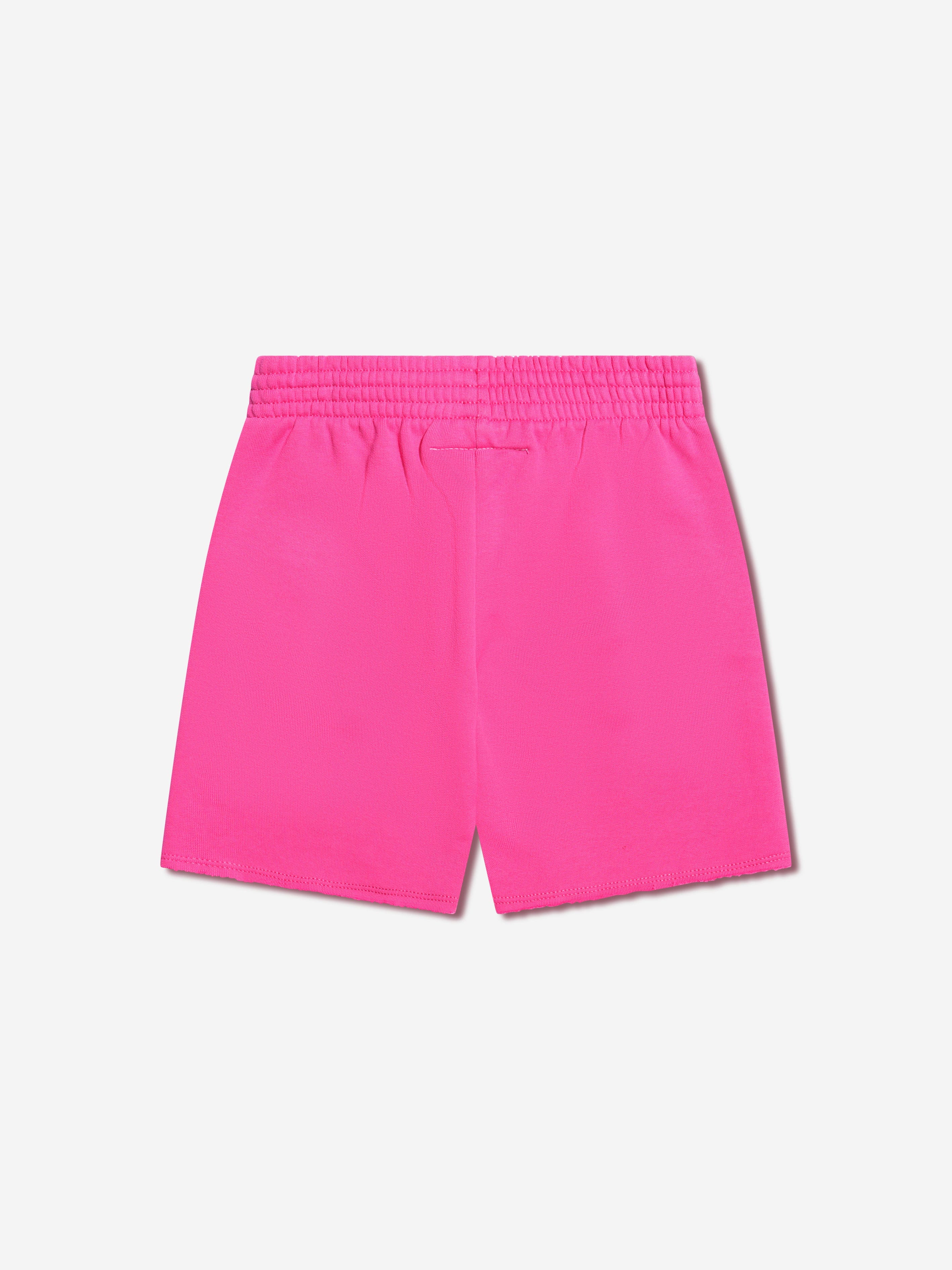 MM6 Maison Margiela Kids Logo Shorts In Pink | Childsplay Clothing