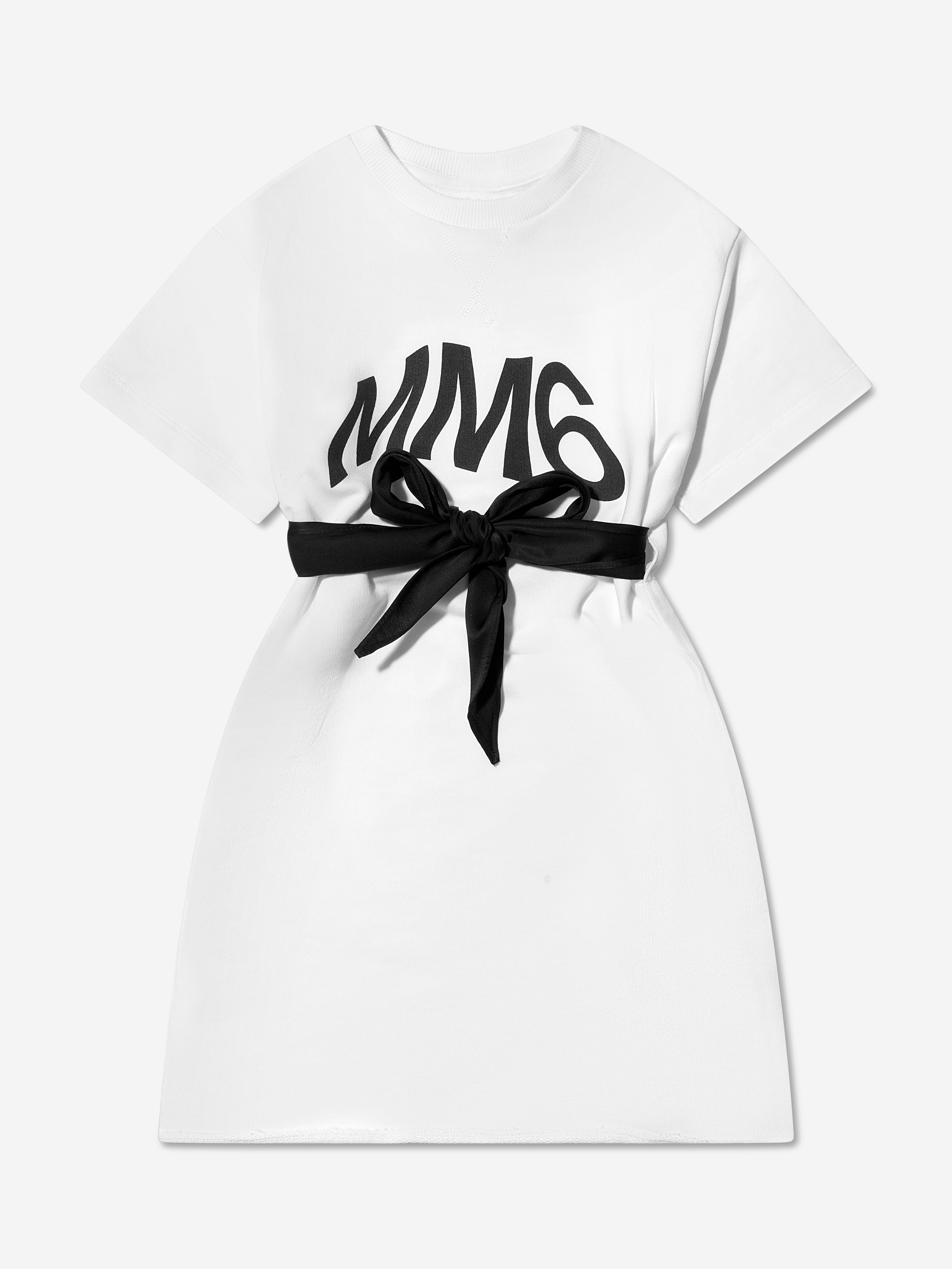 MM6 Maison Margiela MM6 Maison Margiela Kids Logo T-Shirt Dress In