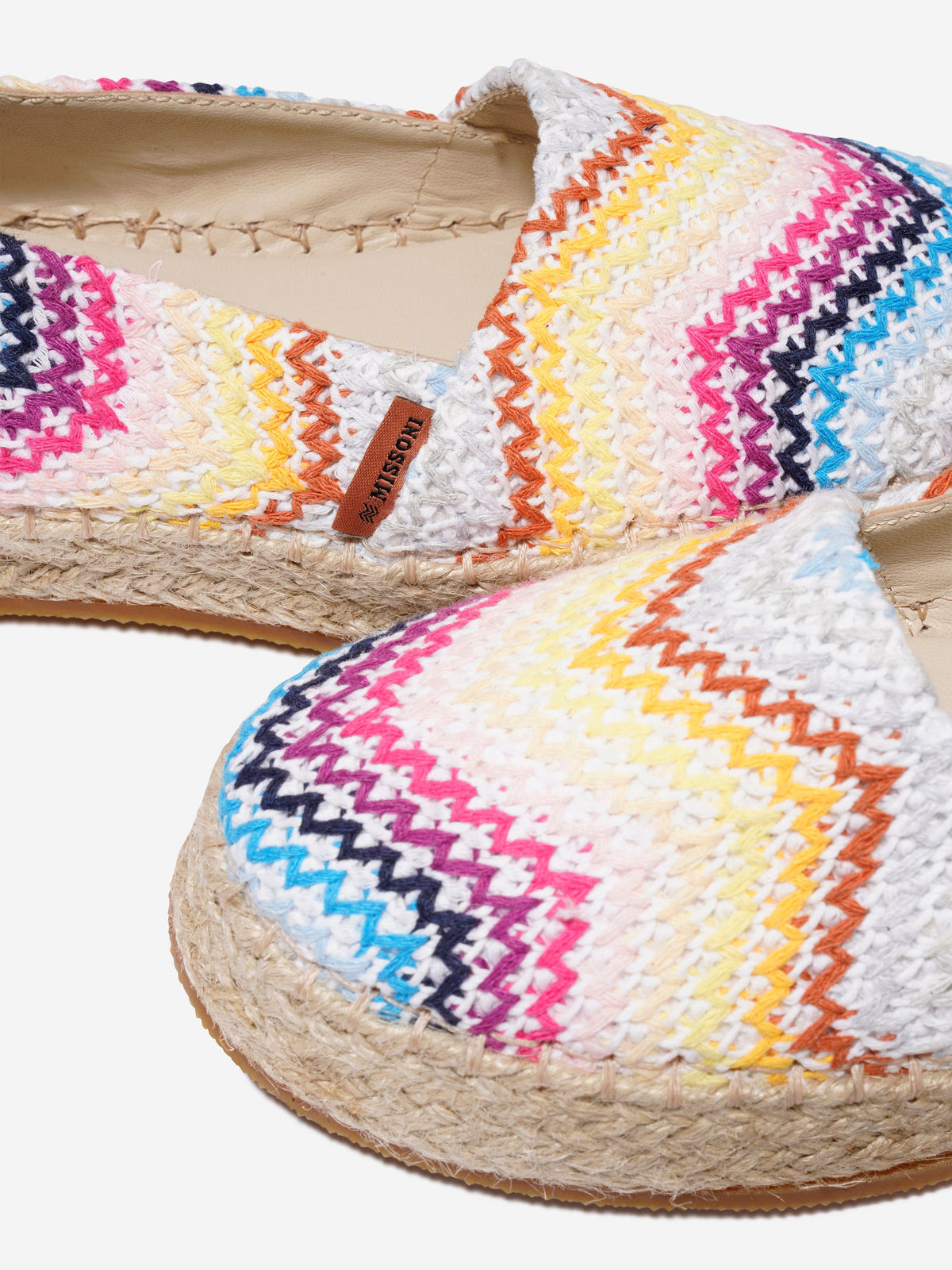 Missoni Girls Zig Zag Espadrilles in Multicolour 