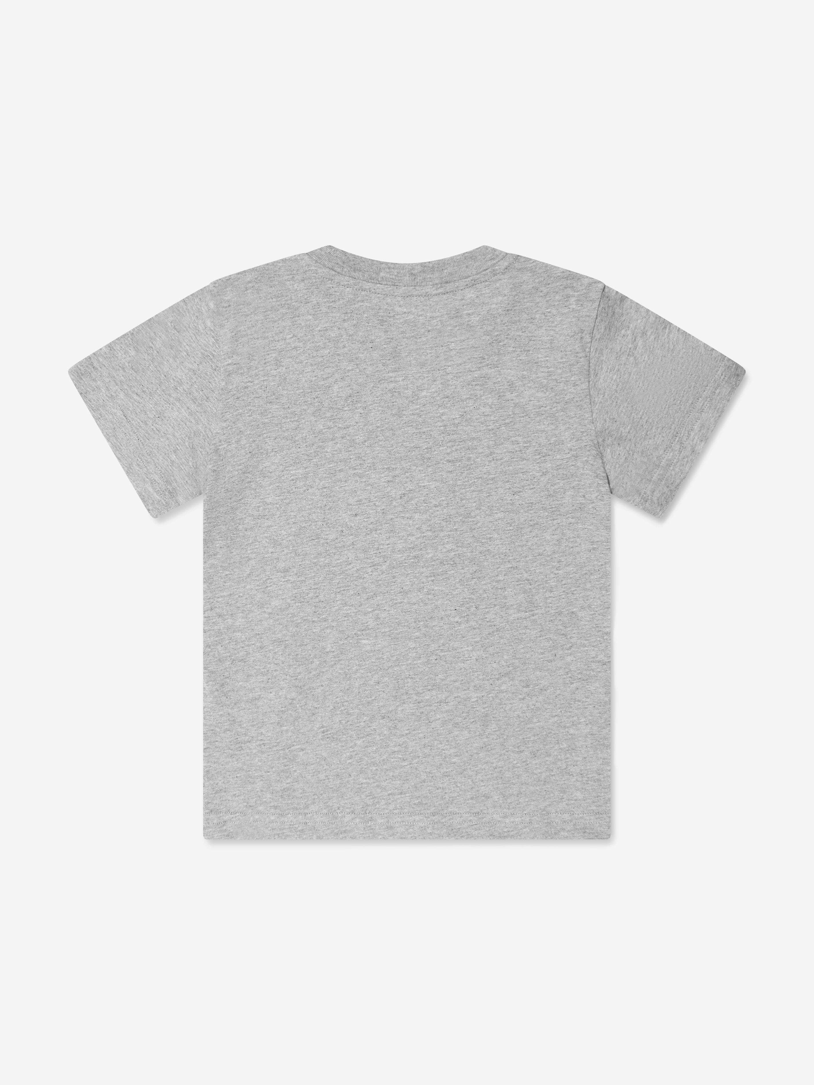 Moncler Enfant Kids Logo T-Shirt in Grey | Childsplay Clothing