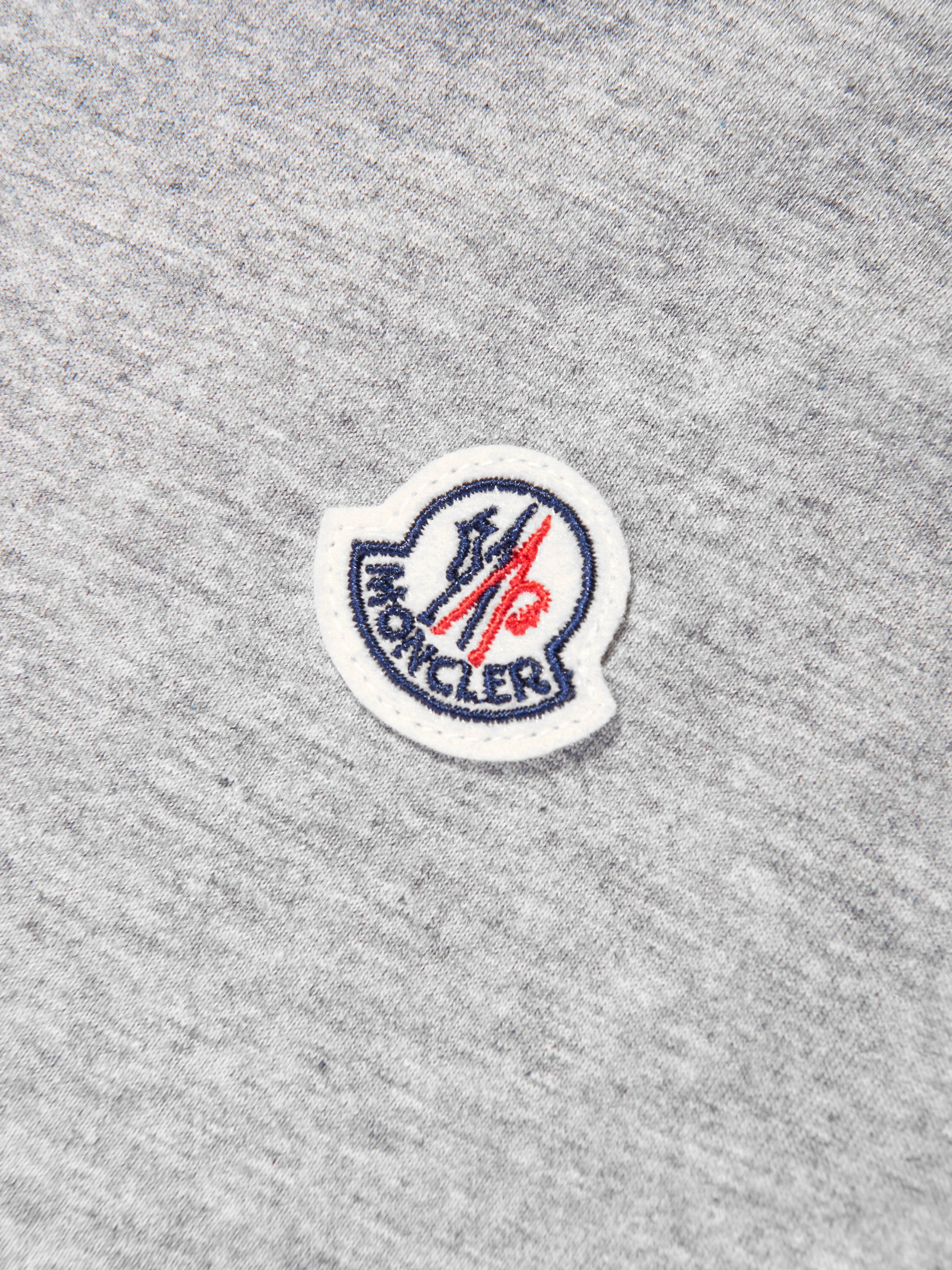 Moncler Enfant Kids Logo T-Shirt in Grey | Childsplay Clothing