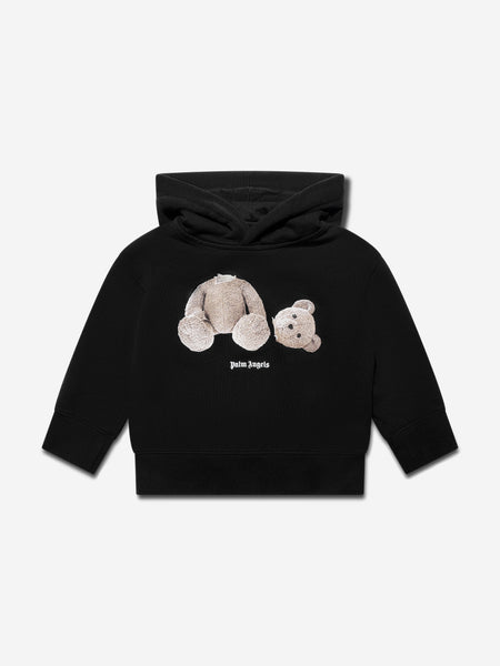 Palm Angels Boys Bear Hoodie in Black | Childsplay Clothing