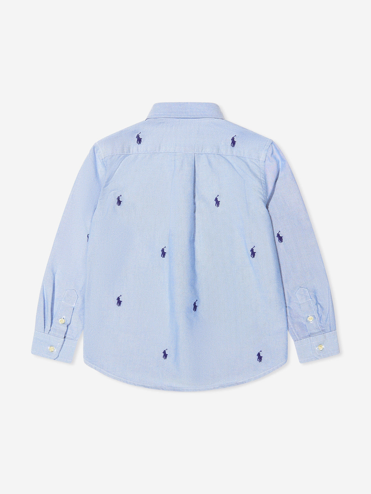 Ralph Lauren Boys Logo Shirt in Blue | Childsplay Clothing