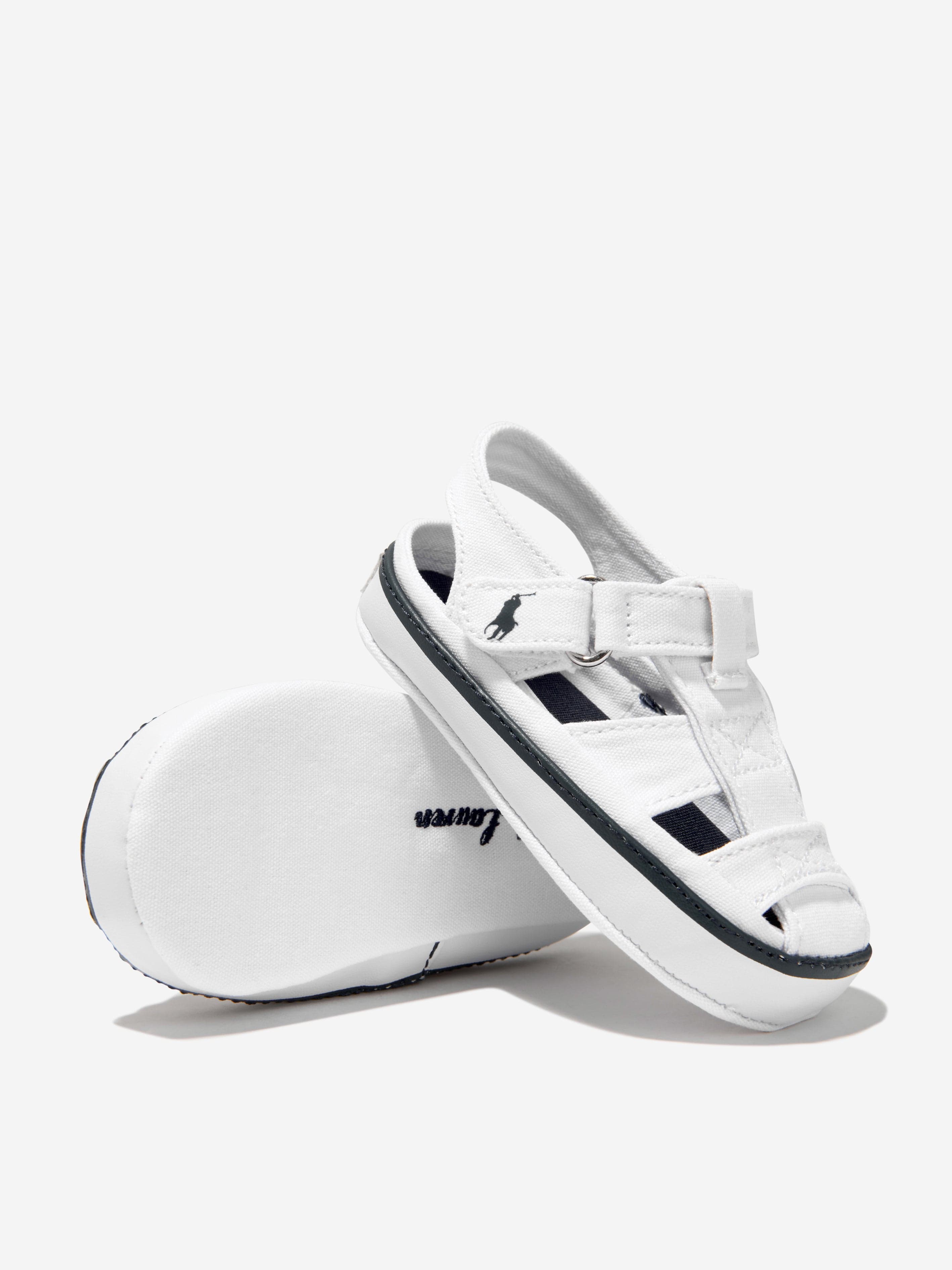 Ralph Lauren Kids Ralph Lauren Baby Boys Sander Fisherman Sandals in White  | Childsplay Clothing