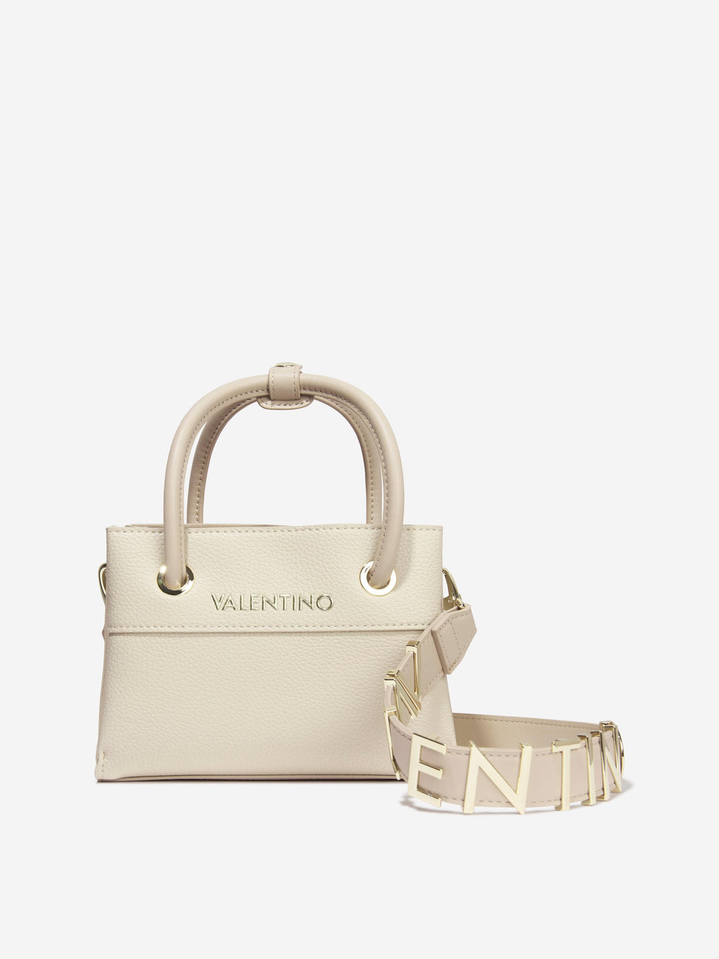Bolso de Mano Valentino Bags Doble Asa Bandolera Alexia Negro Bolso de Mano Valentino Bags Doble Asa Bandolera Alexia Negro